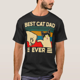 Bester Katzenvater überhaupt Vintage Herren Bump F T-Shirt