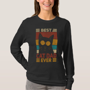 Bester Katzenvater überhaupt Vintage Katze Männer T-Shirt