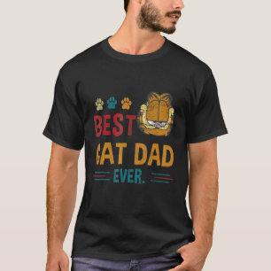 Bester Katzenvater überhaupt Vintage Retro Garf Ka T-Shirt