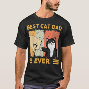 Bester Katzenvater überhaupt, Vintage Retro Katzen T-Shirt