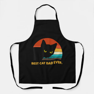 Bester Katzenvater überhaupt Vintage T-Shirt schwa Schürze