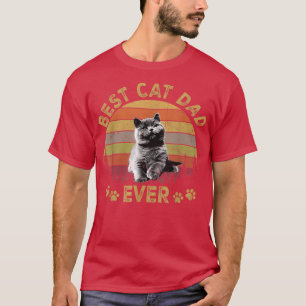 Bester Katzenvater überhauptLustiger Katzenpapa Va T-Shirt