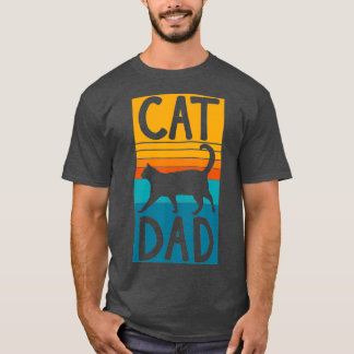Bester Katzenvater Vatertag Männer Kitties Daddy P T-Shirt