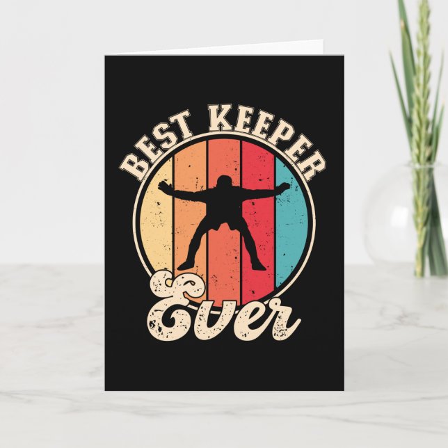 Bester Keeper-Ever-Fußball Karte (Vorderseite)