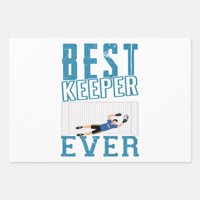 Bester Keeper Geschenkpapier Set (Vorderseite 3)