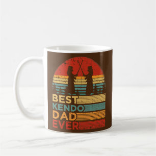Bester Kendo-Vater Aller Zeiten Lustiger Vintage-K Kaffeetasse