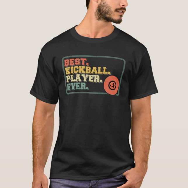 Bester Kickball Spieler je Team Sport Spiel Tou T-Shirt (Vorderseite)