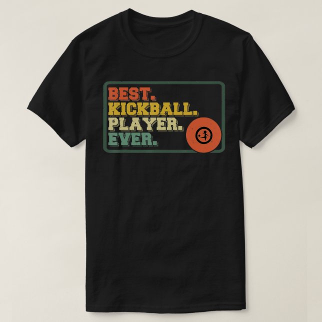 Bester Kickball Spieler je Team Sport Spiel Tou T-Shirt (Design vorne)