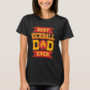Bester Kickball-Vater je T-Shirt