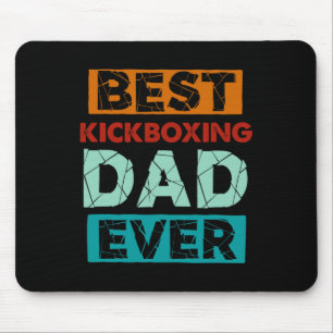 Bester Kickbox-Vater Aller Zeiten Lustiger Kickbox Mousepad
