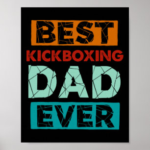 Bester Kickbox-Vater Aller Zeiten Lustiger Kickbox Poster