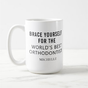 Bester Kieferorthopäde Personalisierter Profession Kaffeetasse