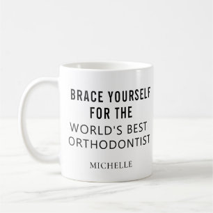 Bester Kieferorthopäde Personalisierter Profession Kaffeetasse