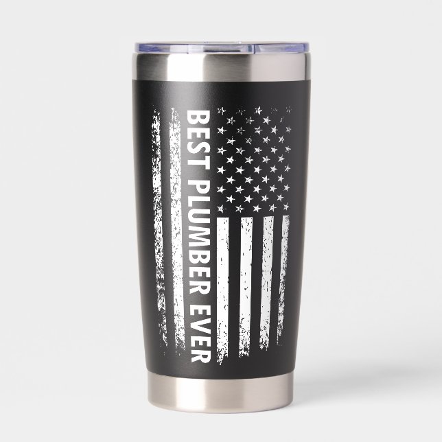 Bester Klempner Aller Zeiten Geschenk Lustiges Kle Thermobecher (Vorderseite)