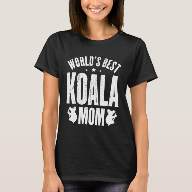 Bester Koala-Mutter der Welt T-Shirt (Vorderseite)