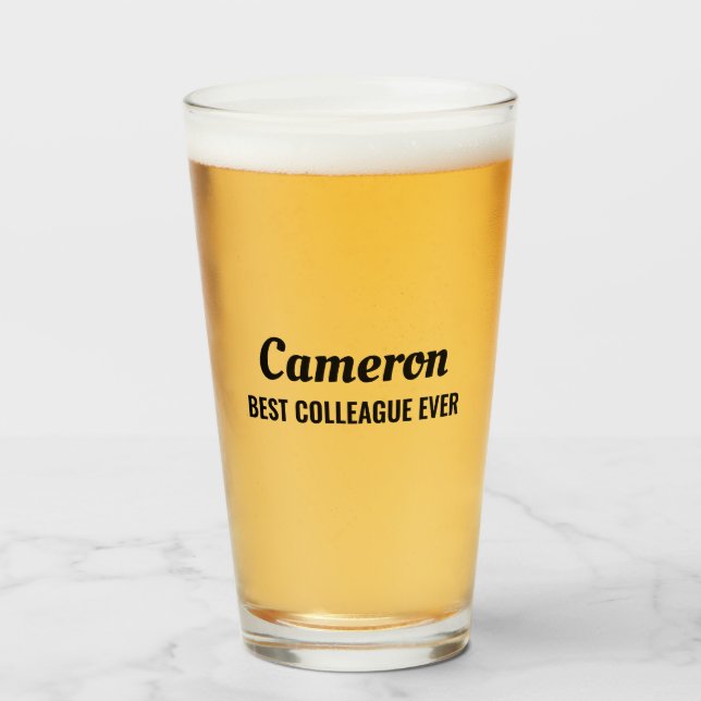 Bester Kollege Glas (Vorne (Gefüllt))