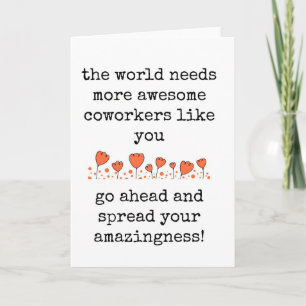 Bester Kollege je, Coworker-Wertungskarte Karte