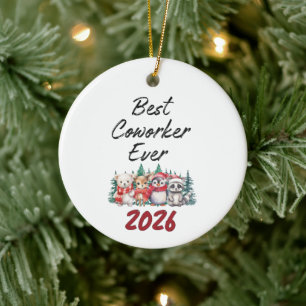 Bester Kollege überhaupt Keramik Ornament