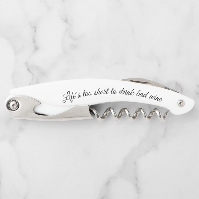 Bester Korkenzieher für Ihren favorit Wein (Vorderseite)