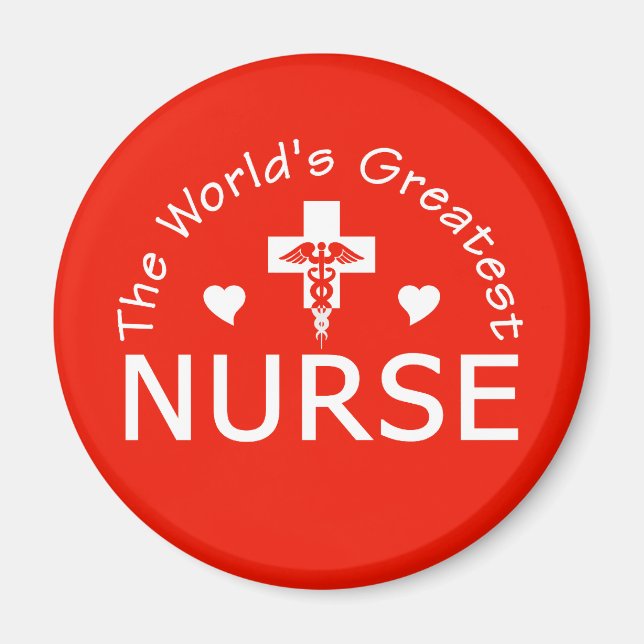 Bester Krankenmagnet Magnet (Vorne)