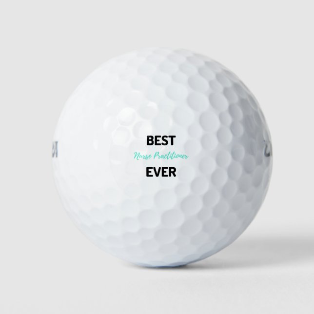 Bester Krankenpfleger je 2 Golfball (Vorderseite)