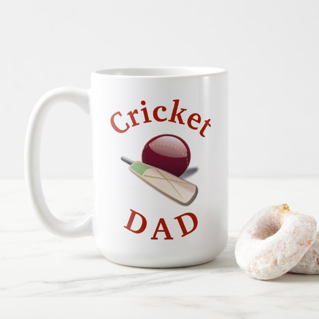 Bester "Kricket VATER" überhaupt! Der irgendein Kaffeetasse (Mit Donut)