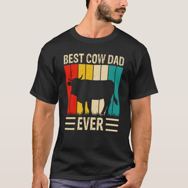 Bester Kuh-Vater überhaupt  2 T-Shirt (Vorderseite)