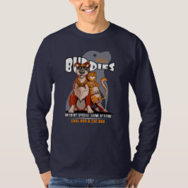 Bester Kumpel (Dunkelmodus) | Langes Herrenobertei T-Shirt