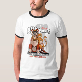 Bester Kumpel | Herren-Ringer T-Shirt
