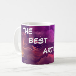Bester Künstler je Samt Aquarell Kaffeetasse