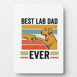 Bester Lab Dad Aller Zeiten Labrador Vintage T-Shi Fotoplatte
