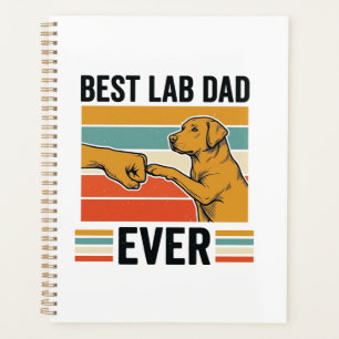 Bester Lab Dad Ever Labrador Vintage T-Shirt Desig Planer