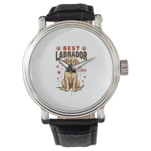 Bester Labrador-Elternteil überhaupt Vintage Labra Armbanduhr