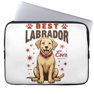 Bester Labrador-Elternteil überhaupt Vintage Labra Laptopschutzhülle