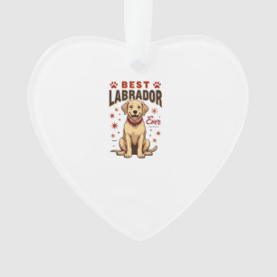 Bester Labrador-Elternteil überhaupt Vintage Labra Ornament