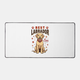 Bester Labrador-Elternteil überhaupt Vintage Labra Schreibtischunterlage
