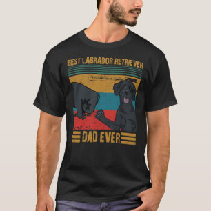 Bester Labrador Retriever Vater je Vintag Bestes L T-Shirt