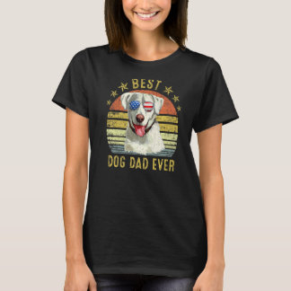 Bester Labrador Retriever Vater je Vintager Hund T-Shirt