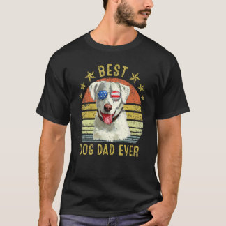 Bester Labrador Retriever Vater je Vintager Hund T-Shirt
