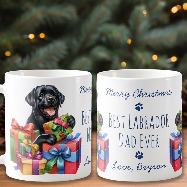 Bester Labrador Vater Ever Mercury Black Lab Kaffeetasse (Von Creator hochgeladen)