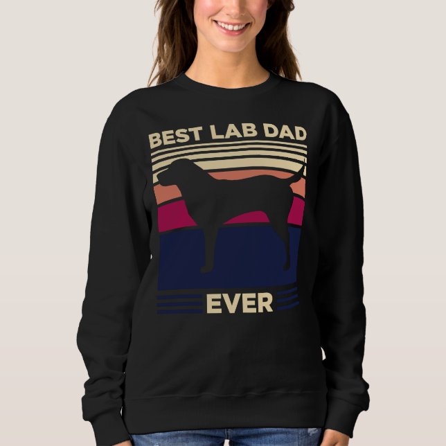 Bester Labrador Vater je Sweatshirt (Vorderseite)