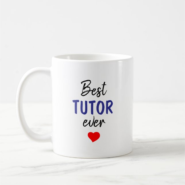 Bester Lehrer aller Zeiten Kaffeetasse (Links)
