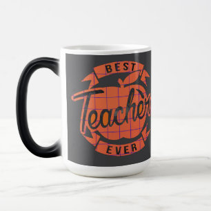 Bester Lehrer Aller Zeiten Retro Vintage Lehrkräft Verwandlungstasse