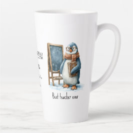 Bester Lehrer Aller Zeiten Winter Pinguin Design Milchtasse
