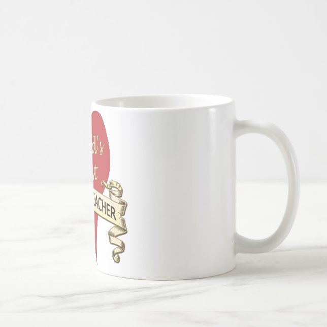 Bester Lehrer der Welt Geschichts Tasse (Rechts)