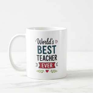 Bester Lehrer der Welt Personalisiert Kaffeetasse