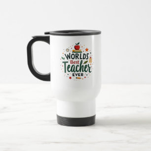 Bester Lehrer der Welt – Personalisiert  Reisebecher