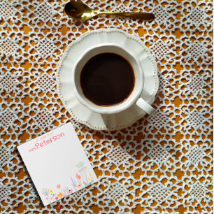 Bester Lehrer Floral daisy Aquarell Notizblock