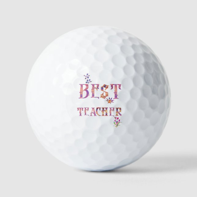 Bester Lehrer Golfball (Vorderseite)
