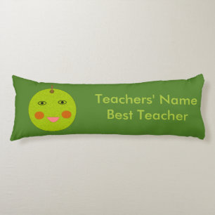 Bester Lehrer Happy Apple Custom Body Pillow Seitenschläferkissen